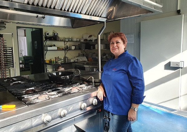 Sefita Monteagudo chef in Bodegas Granbazán