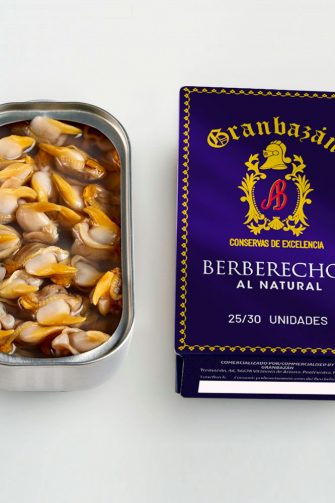 Lata y caja de Berberechos
