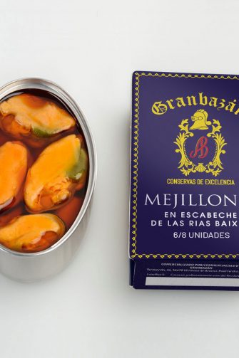 Mejillones en escabeche grandes