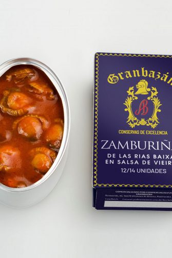 Zamburiñas en salsa de vieira